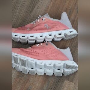 Women's On Cloud 5 Coast Shoes Sneakers, Flamingo/Pearl, 9.5B Medium US